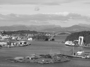 Norveç 'teki Stavanger şehri.