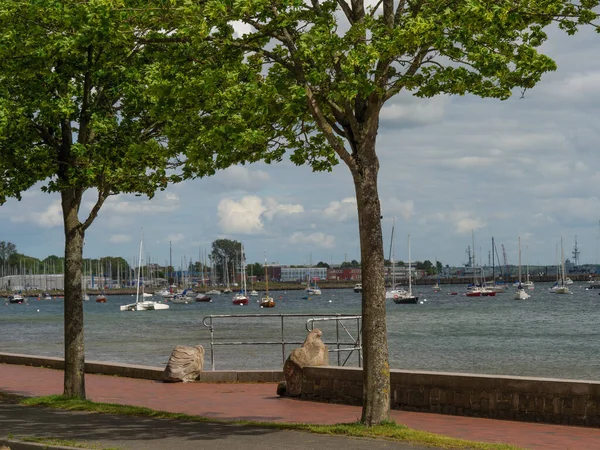 Petit Village Maasholm Eckernfoerde Dans Schleswig Holstein — Photo