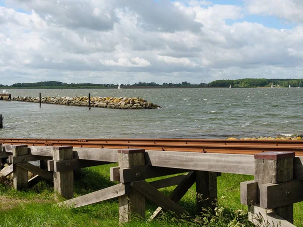 Small Village Maasholm Eckernfoerde Schleswig Holstein — Stock Photo, Image