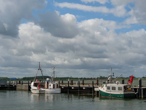 Petit Village Maasholm Eckernfoerde Dans Schleswig Holstein — Photo