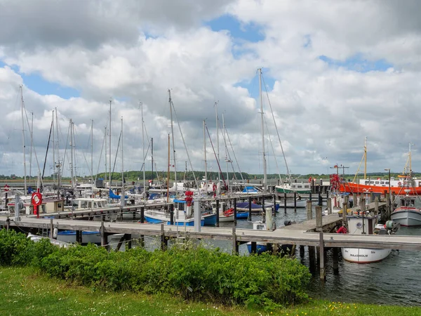 Pequena Aldeia Maasholm Eckernfoerde Schleswig Holstein — Fotografia de Stock