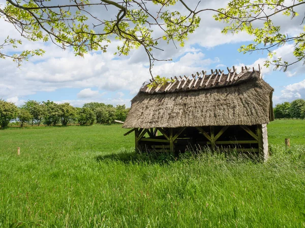 Het Kleine Dorpje Maasholm Eckernfoerde Sleeswijk Holstein — Stockfoto