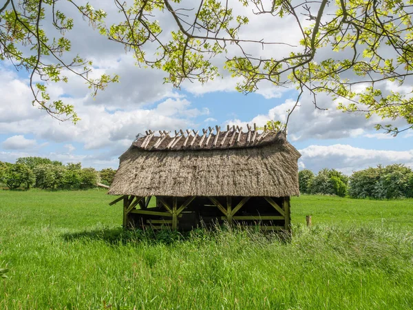 Het Kleine Dorpje Maasholm Eckernfoerde Sleeswijk Holstein — Stockfoto