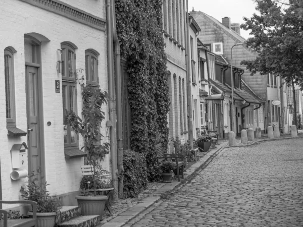 Маленьке Село Маасхолм Еккернферде Шлезвіг Гольштейні — стокове фото