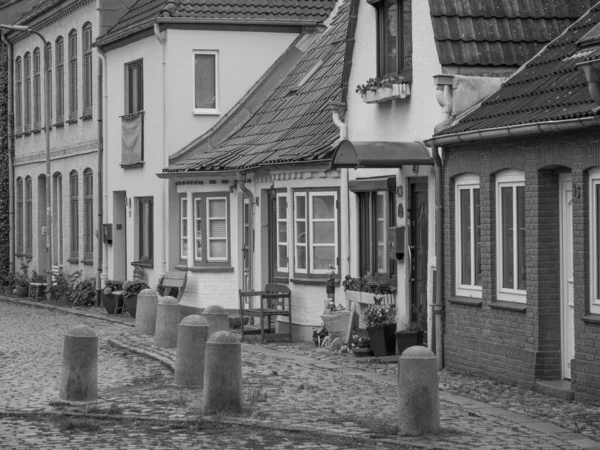 Pequena Aldeia Maasholm Eckernfoerde Schleswig Holstein — Fotografia de Stock