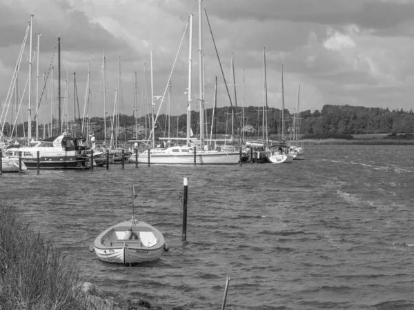 Pequeño Pueblo Maasholm Eckernfoerde Schleswig Holstein —  Fotos de Stock