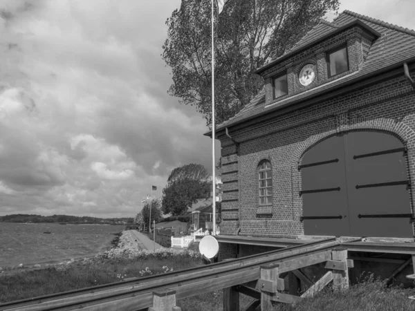 Das Kleine Dorf Maasholm Und Eckernförde Schleswig Holstein — Stockfoto