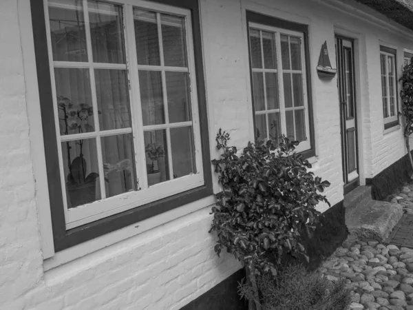 Маленьке Село Маасхолм Еккернферде Шлезвіг Гольштейні — стокове фото