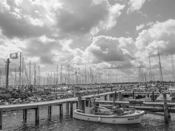 Piccolo Villaggio Maasholm Nello Schleswig Holstein — Foto Stock