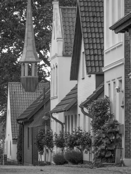 Het Kleine Dorpje Maasholm Sleeswijk Holstein — Stockfoto