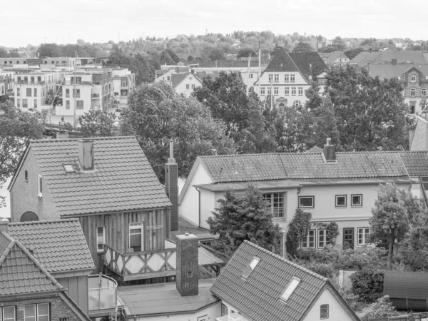 石勒苏益格 荷尔斯泰因的Maasholm小村庄 — 图库照片