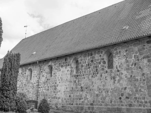 Petit Village Maasholm Dans Schleswig Holstein — Photo