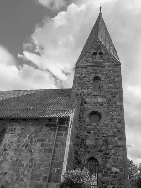 Petit Village Maasholm Dans Schleswig Holstein — Photo