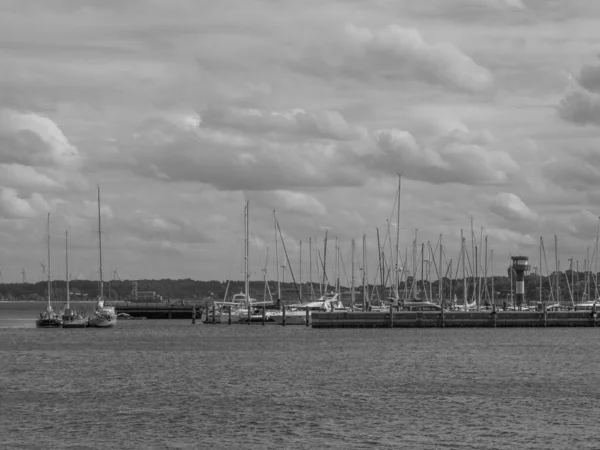 Piccolo Villaggio Maasholm Nello Schleswig Holstein — Foto Stock