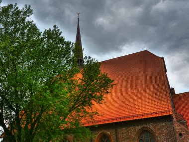 Baltık Denizi 'ndeki Eckernfoette şehri