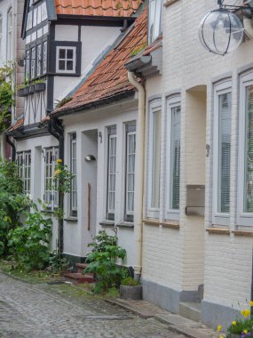 Baltık Denizi 'ndeki Eckernfoette şehri