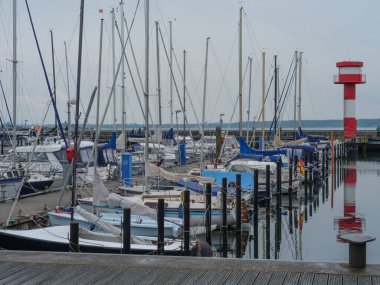 Baltık Denizi 'ndeki Eckernfoette şehri