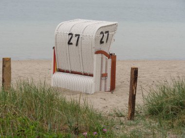 Baltık Denizi 'ndeki Eckernfoette şehri