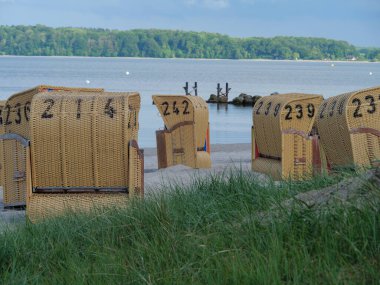 Baltık Denizi 'ndeki Eckernfoette şehri