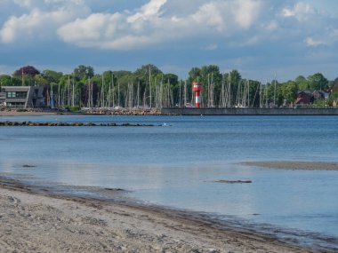 Baltık Denizi 'ndeki Eckernfoette şehri