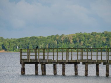 Baltık Denizi 'ndeki Eckernfoette şehri