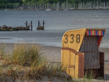 Baltık Denizi 'ndeki Eckernfoette şehri
