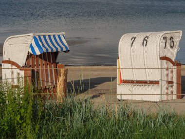 Baltık Denizi 'ndeki Eckernfoette şehri
