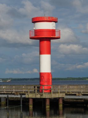 Baltık Denizi 'ndeki Eckernfoette şehri