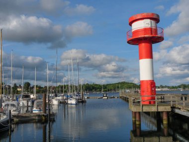 Baltık Denizi 'ndeki Eckernfoette şehri