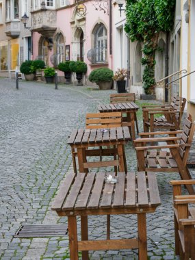 Lindau Almanya 'da göl kıyısında.