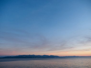 Lindau Almanya 'da göl kıyısında.