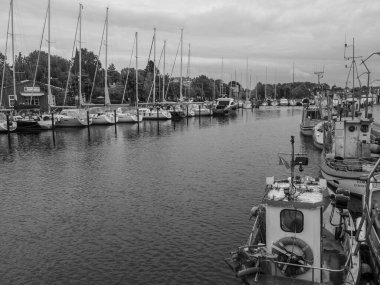 Baltık Denizi 'ndeki Eckernfoette şehri