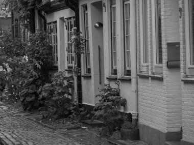 Baltık Denizi 'ndeki Eckernfoette şehri