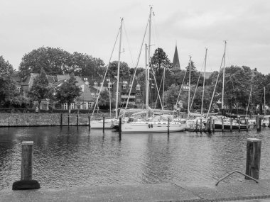 Baltık Denizi 'ndeki Eckernfoette şehri