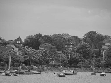 Baltık Denizi 'ndeki Eckernfoette şehri