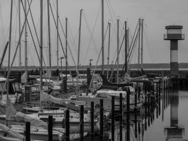 Baltık Denizi 'ndeki Eckernfoette şehri