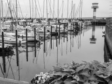 Baltık Denizi 'ndeki Eckernfoette şehri