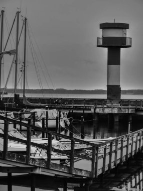 Baltık Denizi 'ndeki Eckernfoette şehri