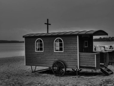 Baltık Denizi 'ndeki Eckernfoette şehri