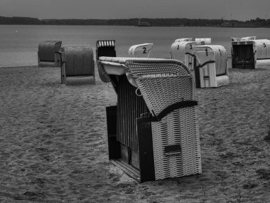 Baltık Denizi 'ndeki Eckernfoette şehri