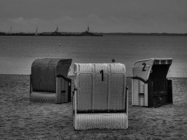 Baltık Denizi 'ndeki Eckernfoette şehri