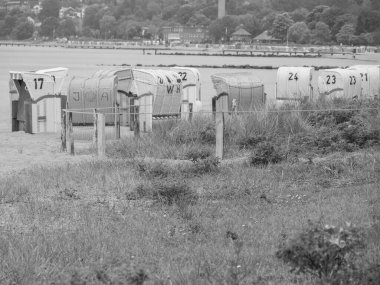 Baltık Denizi 'ndeki Eckernfoette şehri