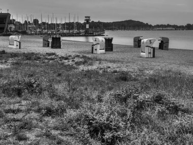 Baltık Denizi 'ndeki Eckernfoette şehri