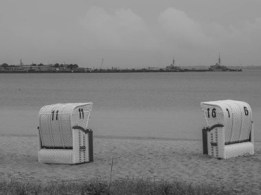 Baltık Denizi 'ndeki Eckernfoette şehri