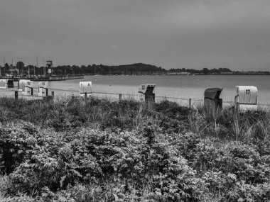 Baltık Denizi 'ndeki Eckernfoette şehri