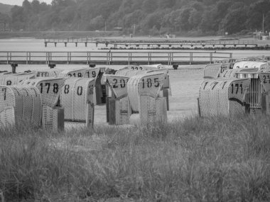Baltık Denizi 'ndeki Eckernfoette şehri