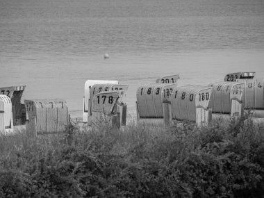 Baltık Denizi 'ndeki Eckernfoette şehri