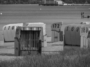 Baltık Denizi 'ndeki Eckernfoette şehri