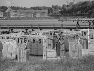 Baltık Denizi 'ndeki Eckernfoette şehri