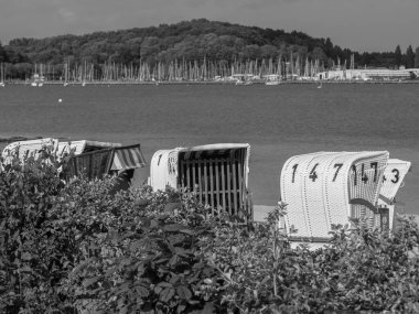 Baltık Denizi 'ndeki Eckernfoette şehri